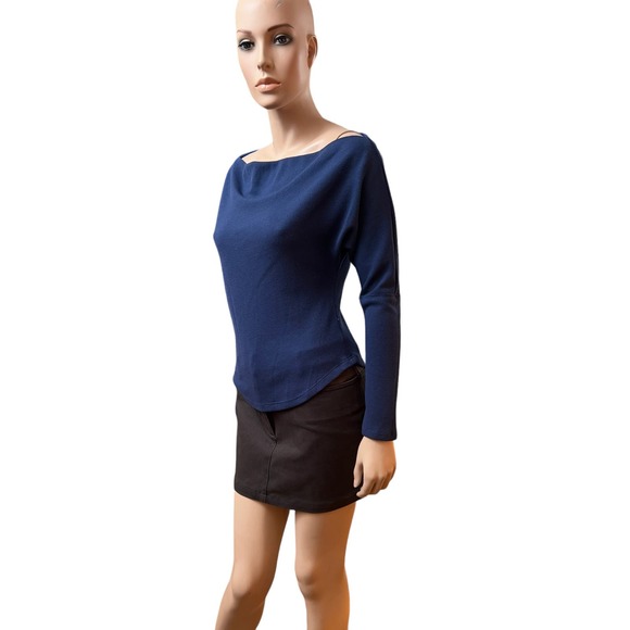 Free People We the Free Main Squeeze Off the Shoulder Slouchy Sweater Sz Medium - Picture 8 of 11